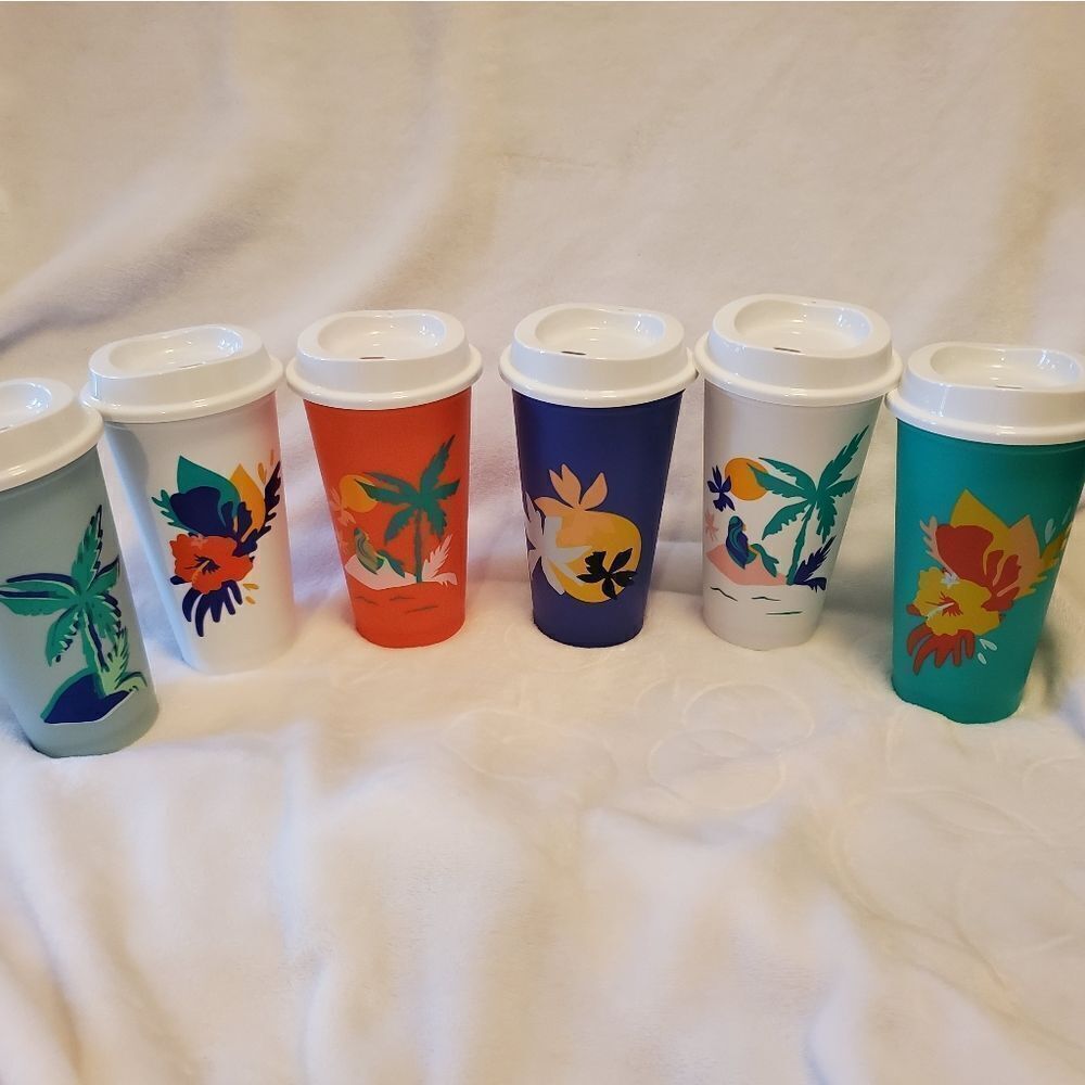 Starbucks Tropical Hot Cups 16 oz NWT